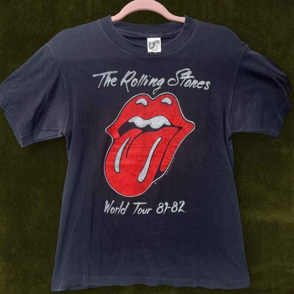 Vintage 1982 Rolling Stones World Tour Tee - Modern XS/S